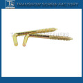 White Zinc Plated Angle Hook Screw